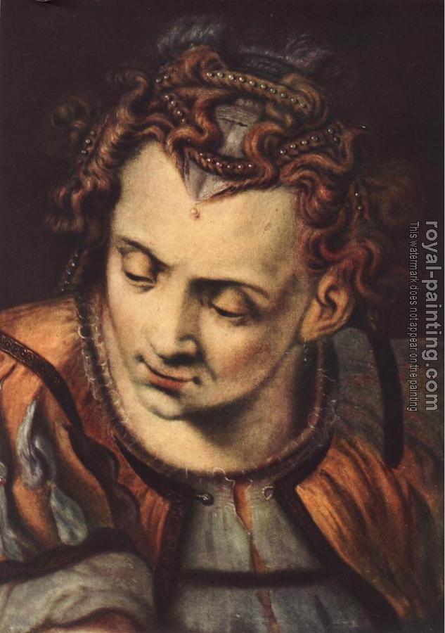 Frans Floris : Head of a Woman